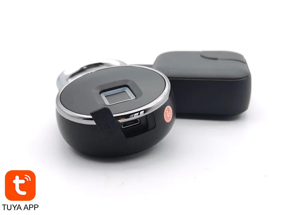 Candado inteligente con Huella y Bluetooth – Recargable, Resistente al Agua IP65, Ideal para Casa o Negocio