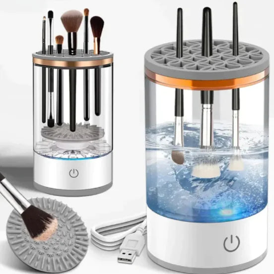 Limpiador Automático de Brochas de Maquillaje – Higiene Profesional en Segundos