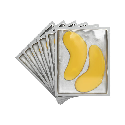 24 Gold Kollagen Augenpads - Anti Falten Augenmaske gegen Augenringe & Tränensäcke - Trival