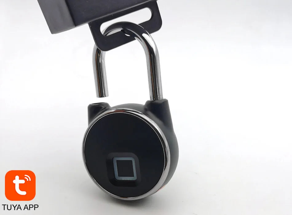 Candado inteligente con Huella y Bluetooth – Recargable, Resistente al Agua IP65, Ideal para Casa o Negocio